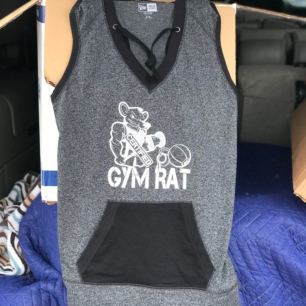 women’s v-neck razor back hoodie